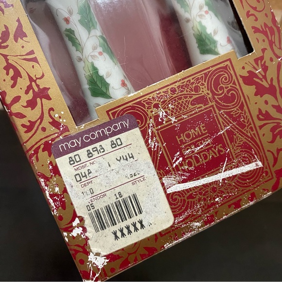 Vintage Home for the Holidays Christmas Holly Stainless Cake Server & Knife Set - Picture 9 of 12